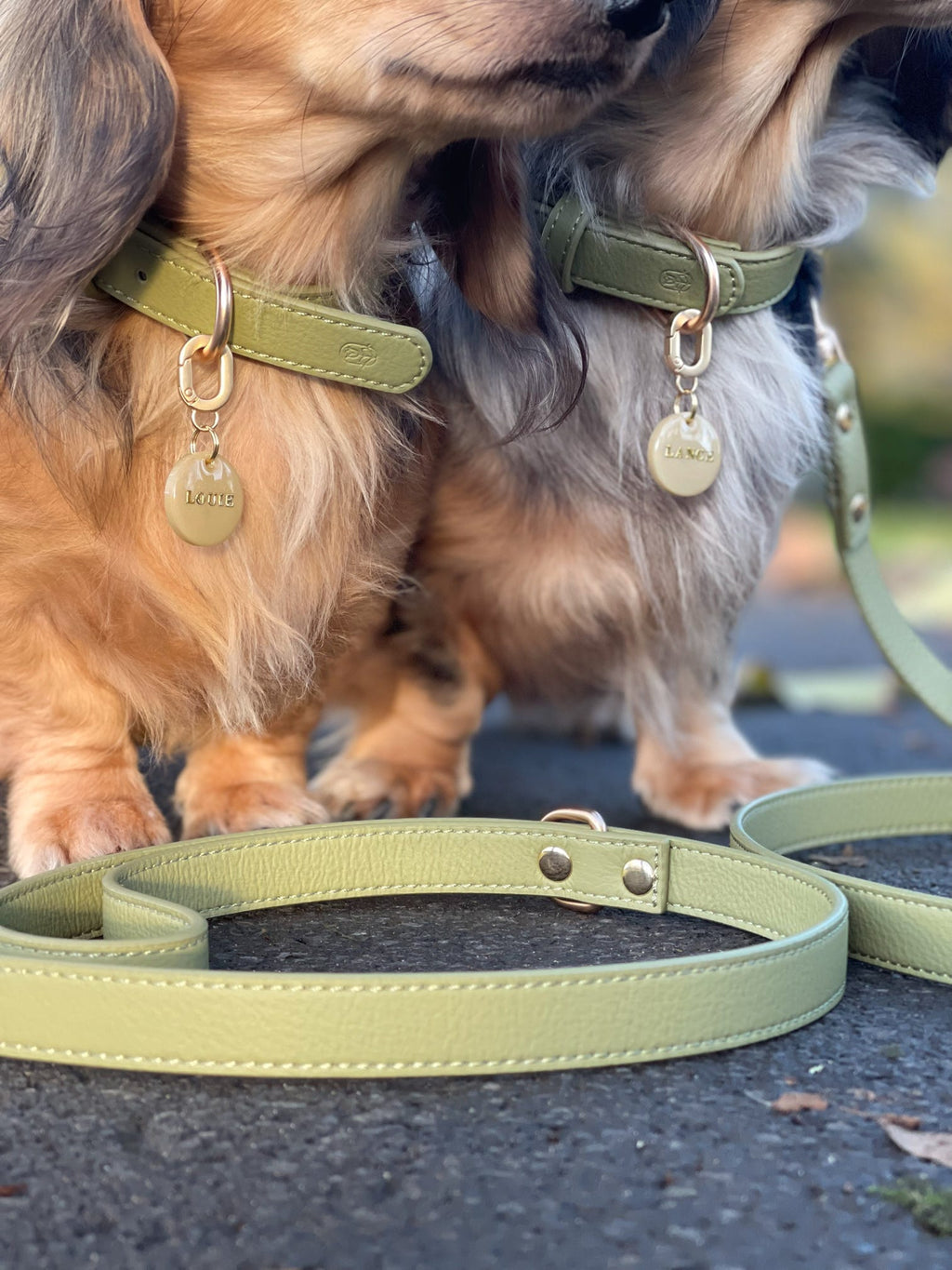 Circular Greige ID tag