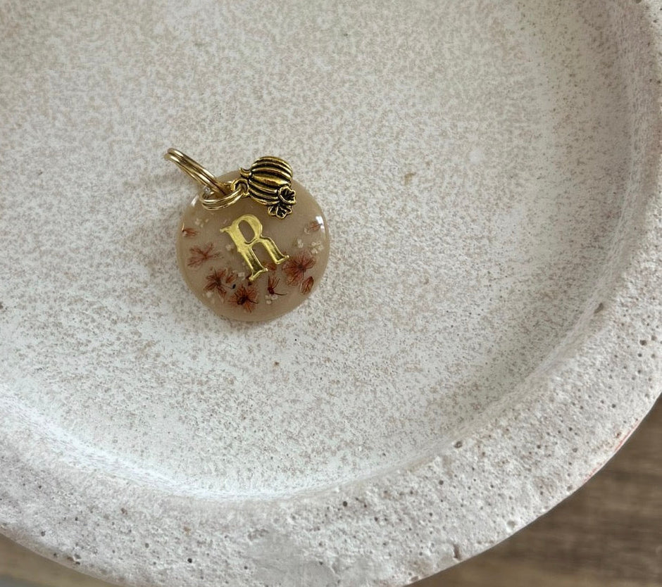 Petal pumpkin ID tag