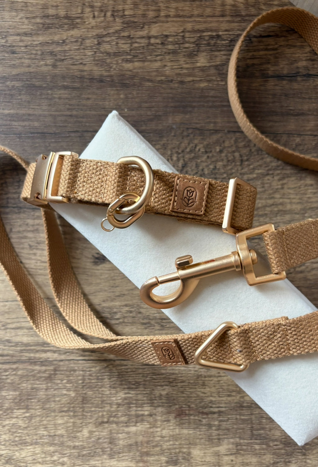 Tan Dog collar