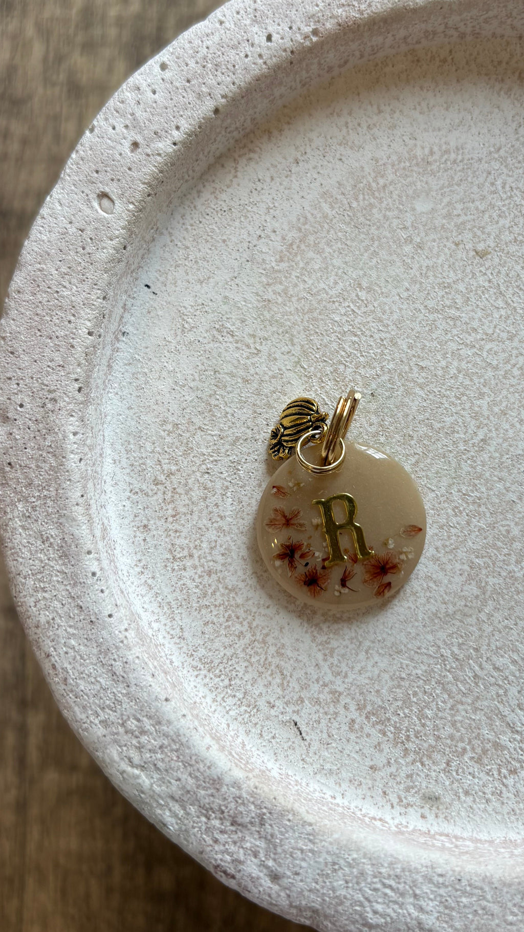 Petal pumpkin ID tag