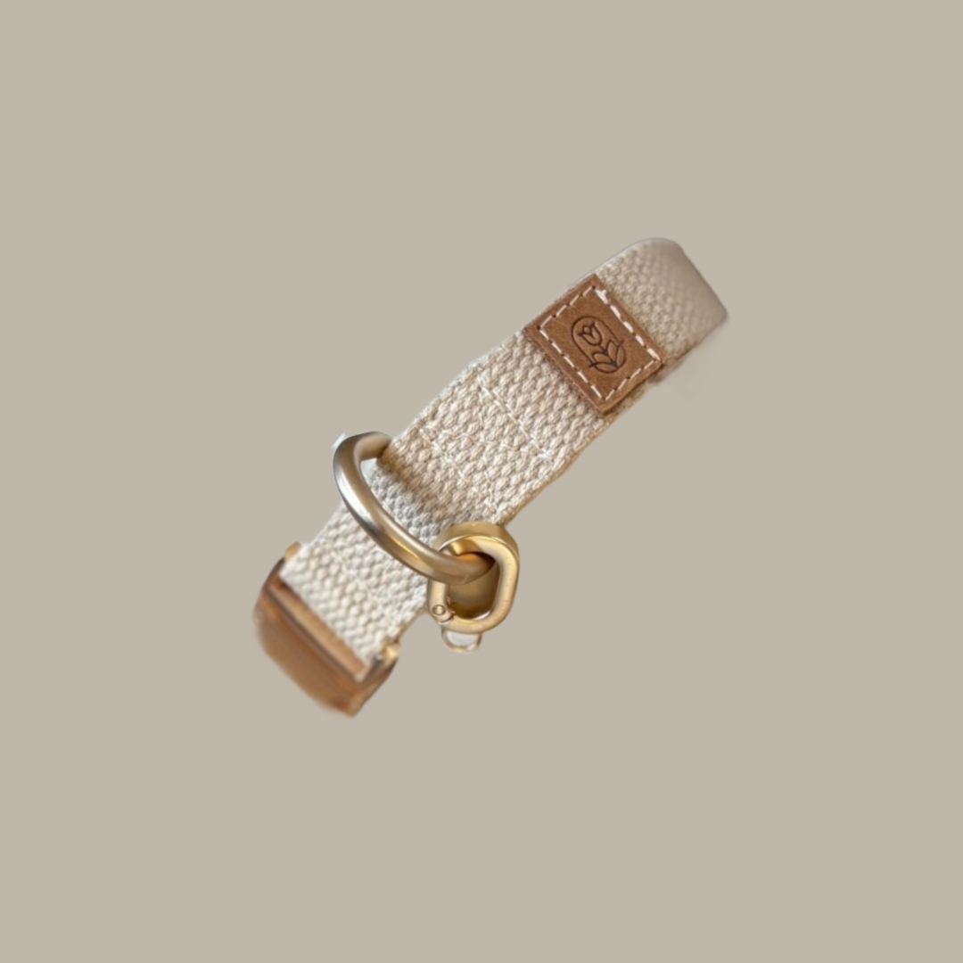 Hessian Dog collar