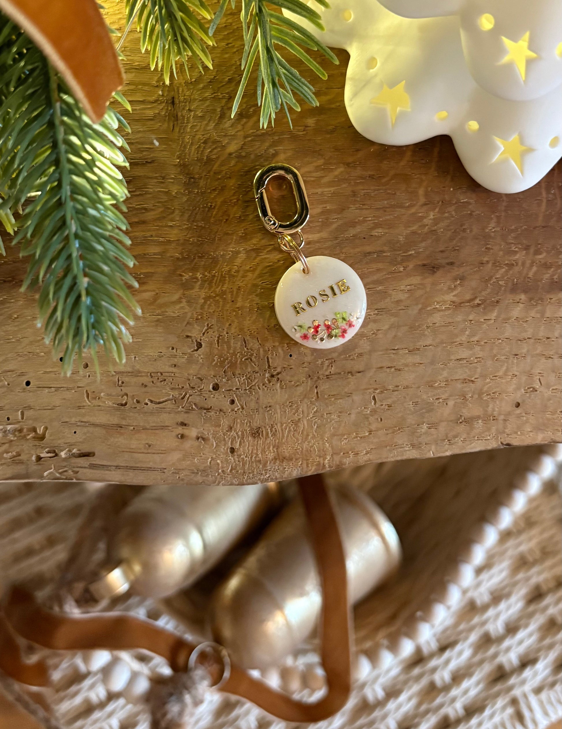 White Christmas mistletoe